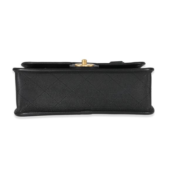 Chanel Black Caviar 22K Top Handle Flap - Picture 5 of 8